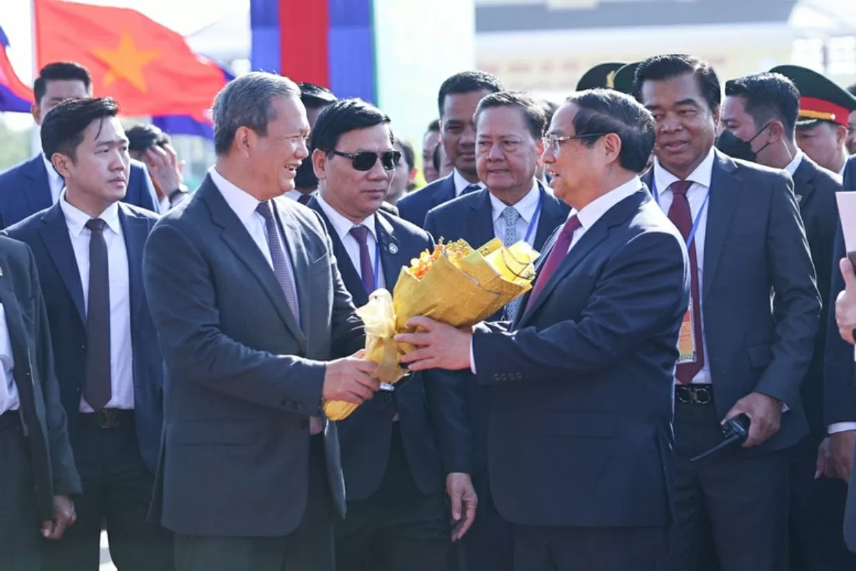 Việt Nam - Campuchia: Khánh thành cửa khẩu quốc tế Tân Nam - Meun Chey và định hướng hợp tác '5 tăng cường'